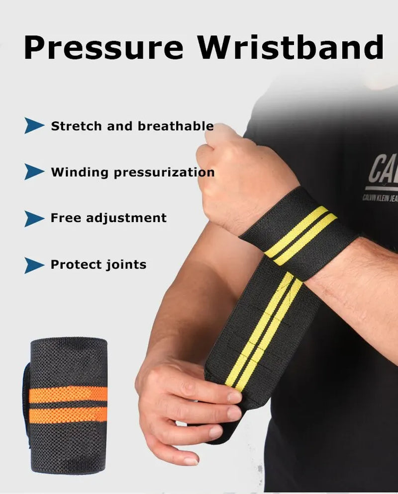 Adjustable Wrist Straps Men and Women Elastic Wristband and Wrist Fixers of Athletes Powerlifting Wrist Straps 1PC